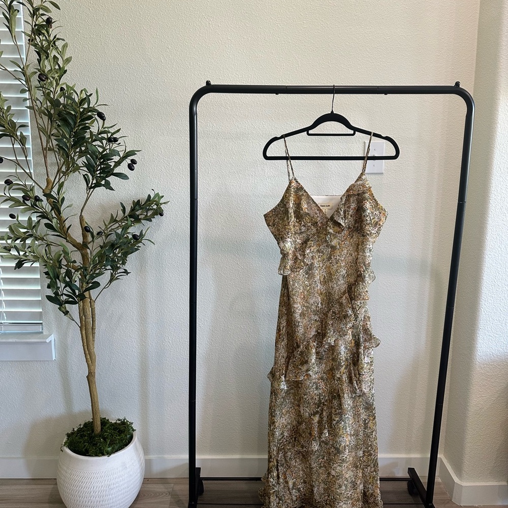 Open Edit - Ruffle Chiffon Dress - Picture 3 of 5